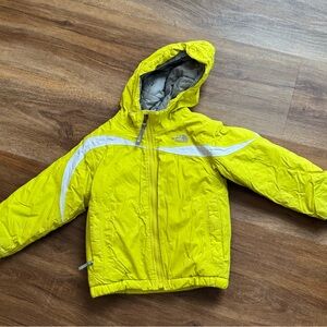 The North Face Freedom Insulated Jacket-Yellow Hooded Toddler Jacket